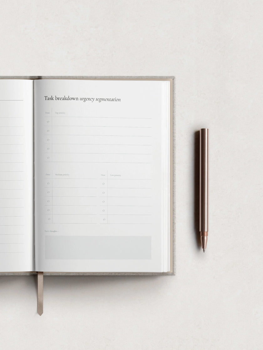 Shopping list and task breakdown pages in the Atawhai Planner for neurodivergents and people with ADHD.